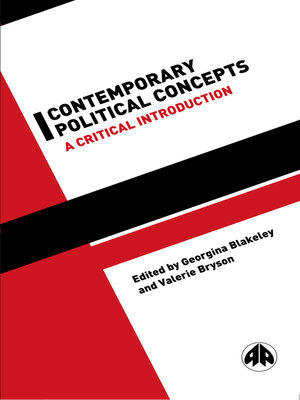 cover image of Contemporary Political Concepts
